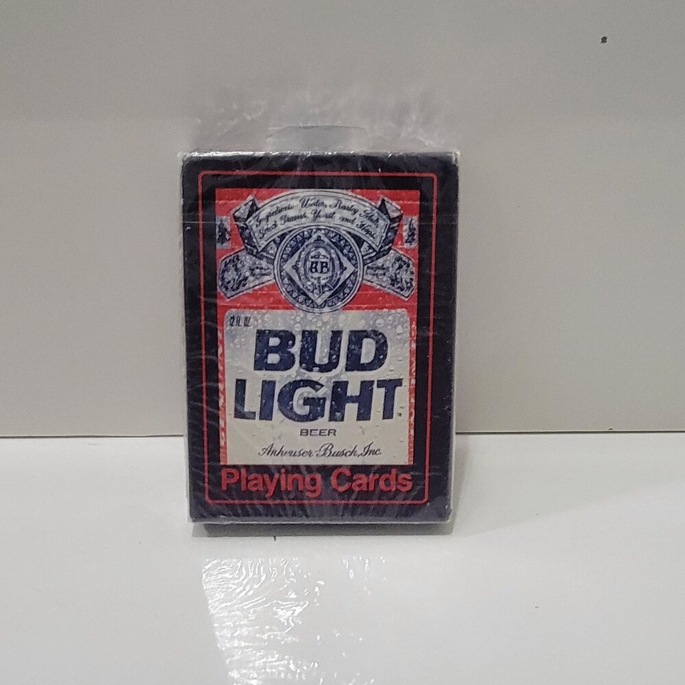 Vintage sealed Bud Light deck of playing cards